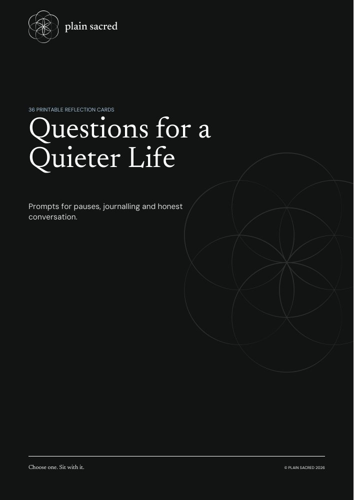 Questions for a Quieter Life